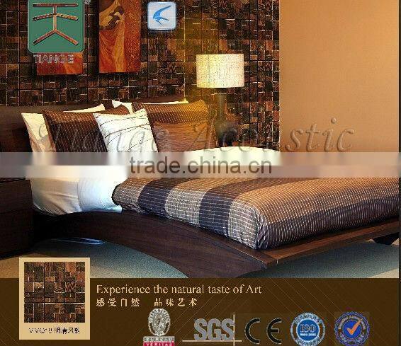 Red oak decorated board