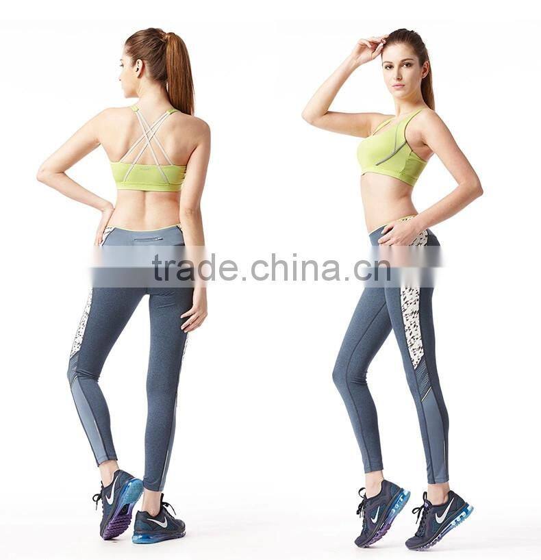 2016 Wholesale OEM women fashional gym bra /ladies sexy sportr Bra