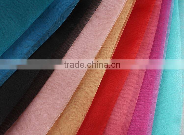 Factory direct design anti static smooth shaoxing fleece polyester crystal textil fabric