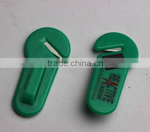 Plastic letter opener, Letter Cutter with Steel blade, Cheap Letter Opener
