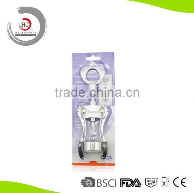 2015 New Products Stainless Steel Wine Bottle Opener to Open Wine Bottle Opener Beautifully Packaged Wine Open