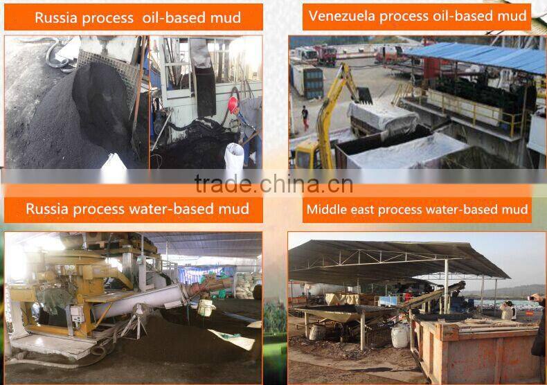 oil drilling mud waste management and mud drying system