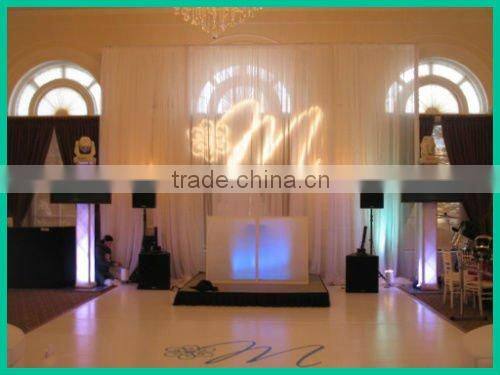Hot selling wedding pipe drape, portable pipe and drape for wedding