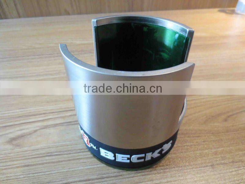 plastic nickel plated coaster holder