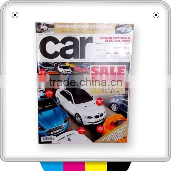 Full printing service for magazine for cars