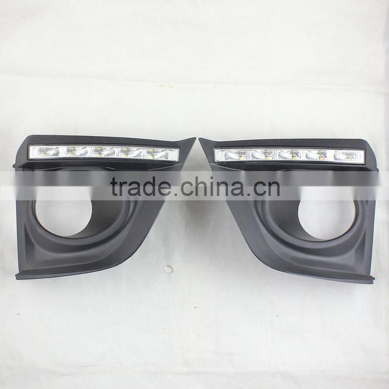 Led DRL Fog Driving Lamp For Toyota Corolla 2014 Car-styling Led Daytime Running Light For Corolla 2014 Daylights White