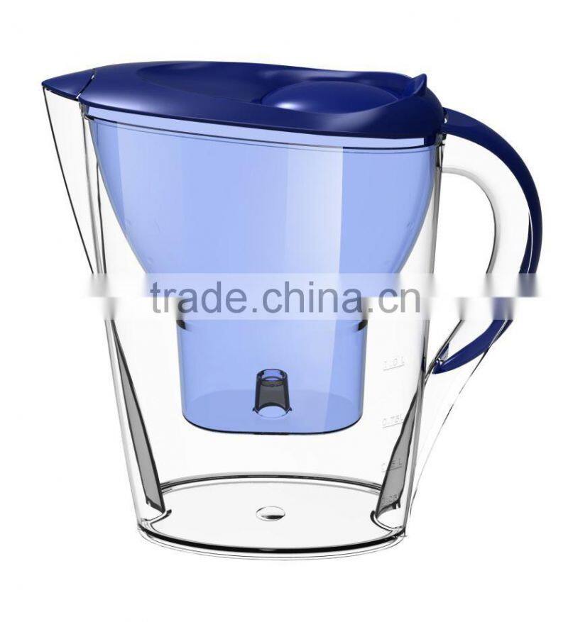 New design low negative ORP AOK-901 portable alkaline water filter pitcher