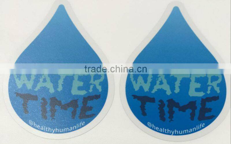 Logo printed self adhesive paper die cut custom stickers sheet