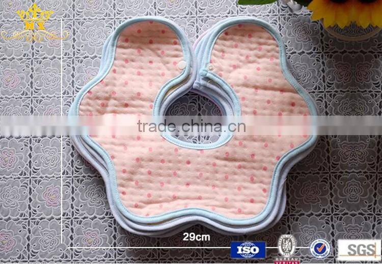 100% cotton softtextile baby bandana bibs