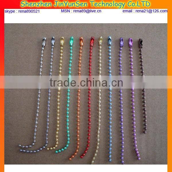 316L stainless steel ball chain necklace
