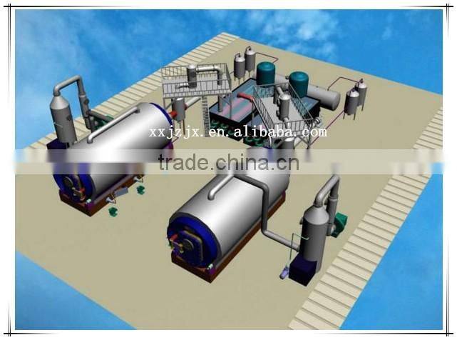 China JZ Machine recyling plastic to oil with high output