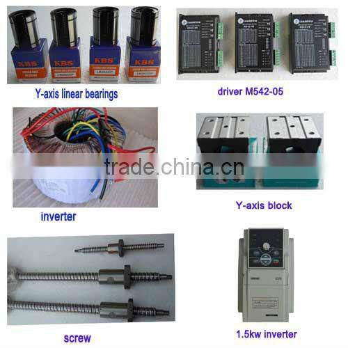 Advertising cnc cutting machine with rotary axis ZK-6090