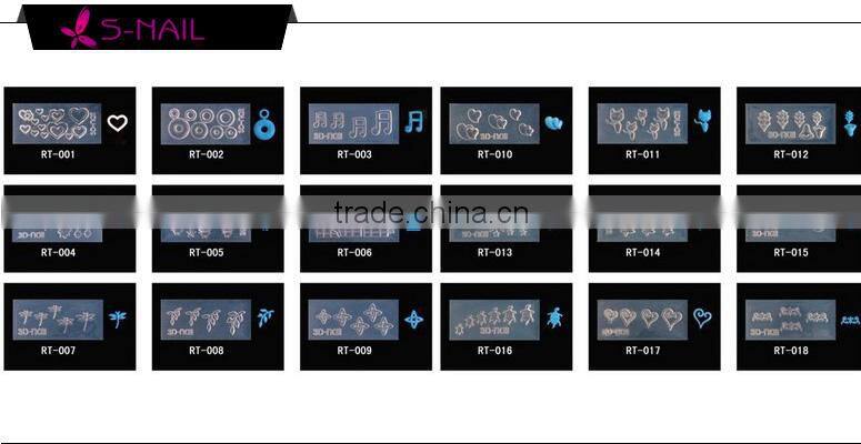 hot sell 3d acrylic nail art mold diy decoration