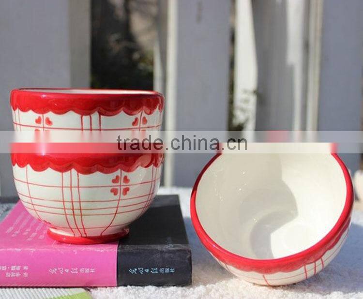 customize dolomite handpaint bowl