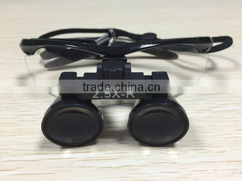 Frame Plastic Glasses with Antifog Surgical Head Loupes