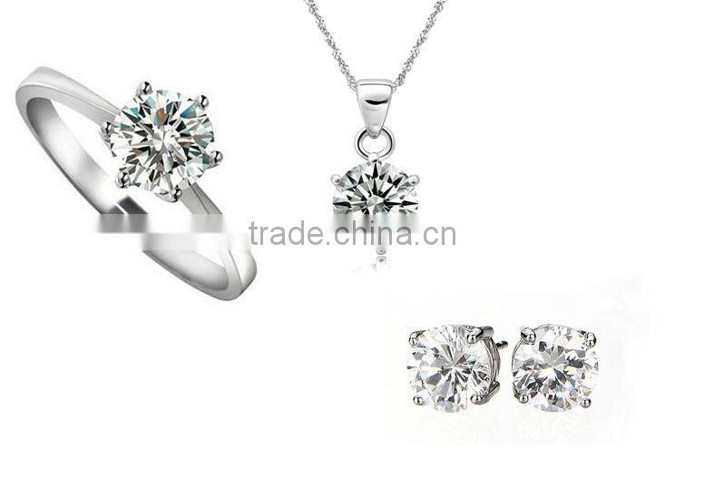 Israel micro setting silver jewelry,1.0mm cz wax micro pave setting 925 sterling silver necklace jewellery for fashion women