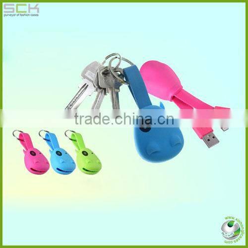 Key Ring Micro 3-in-1 USB Charger Caber for iphone