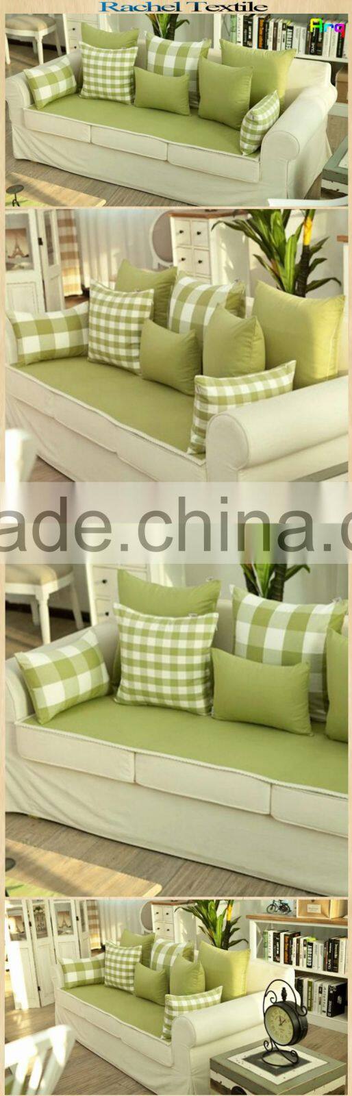 Modern square pattern -Christmas style-simple jacquard /printed/ embroidery fabric for cushion- home/hotel/office using