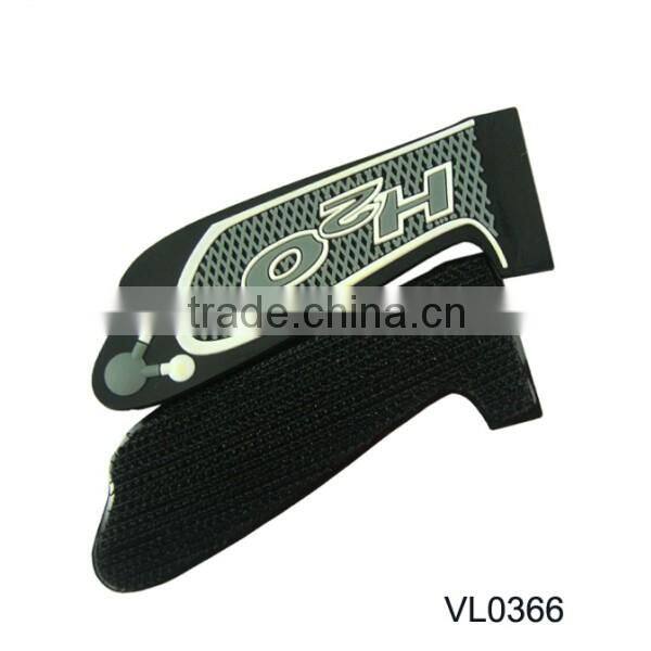 Popular plastic hook and loop fastener tap for garment