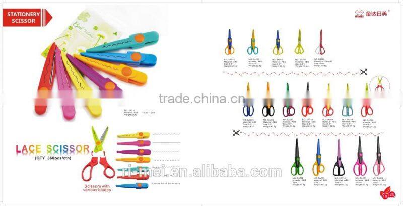Rimei stainless steel mini folding pocket scissors student scissor