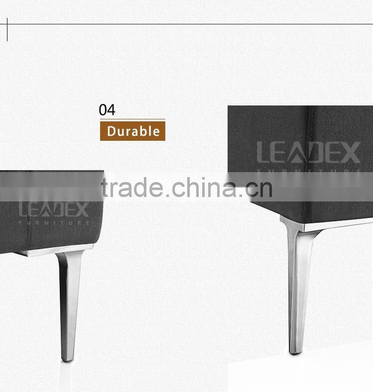 2016 new design office furniture single gray office fabric sofa
