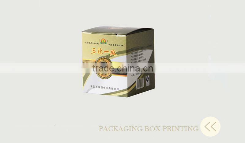 Wholesale custom color paper packaging box printing