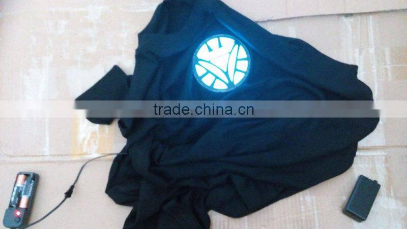 Top quality newest design electronic playable guitar t shirt Playable Electronic Music Band T-Shirt Kits Guitar+drum tshirt