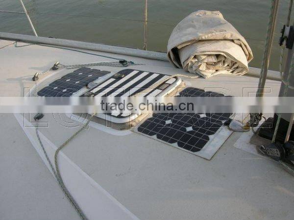 60W RV roof semi flexible mono solar panel