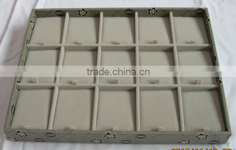 Wooden stackable Jewelry display case