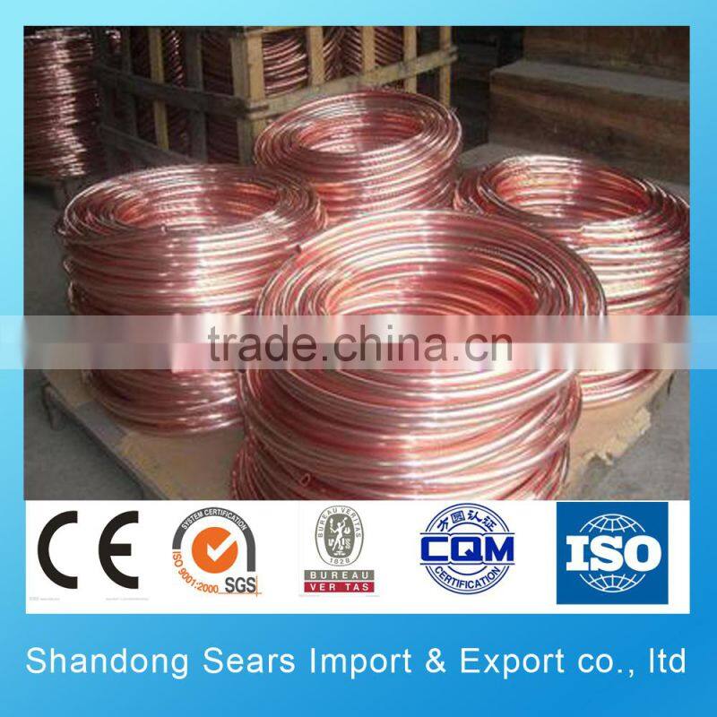 Wholesale large diameter copper pipe refrigeration copper tube