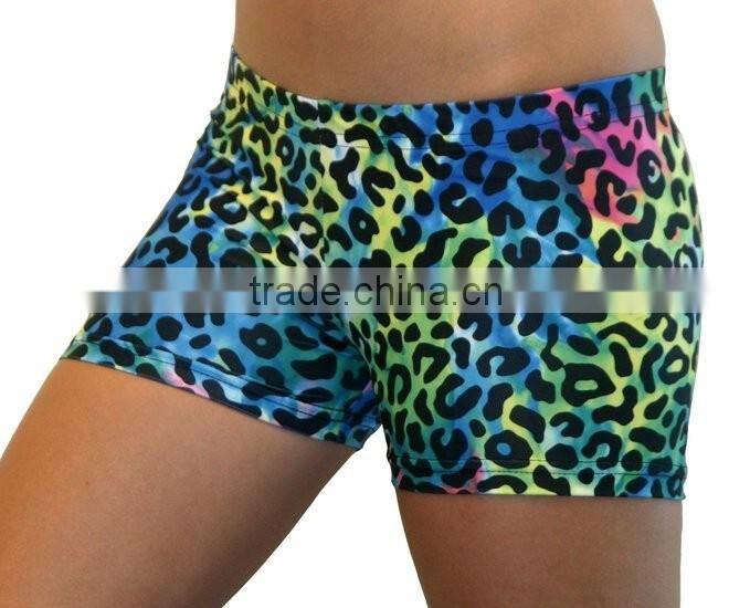 Women Dri-Fit Athletic Fitness Dance Yoga Shorts Compression Running Gym Shorts