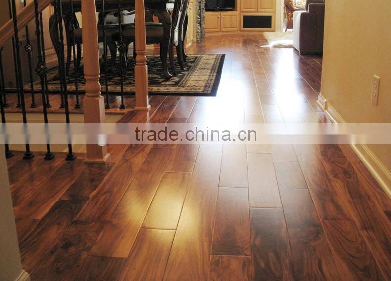 Natural acacia hardwood flooring