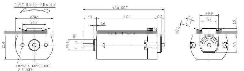 China manufacture Trade Assurance 400rpm 12v mini dc motor