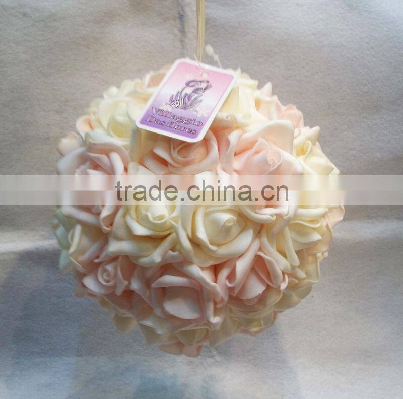 latest design wedding flower balls with crystals for wedding decor