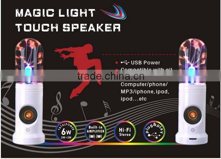 F-1236 Plasma Skull Light Mini bluetooth Speaker With Sound Responsive Light Show