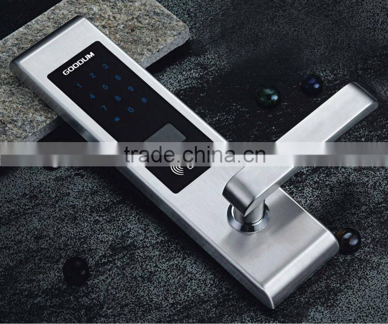 2013 new stainless steel door lock--stainless steel keypad door lock-- code electronic lock