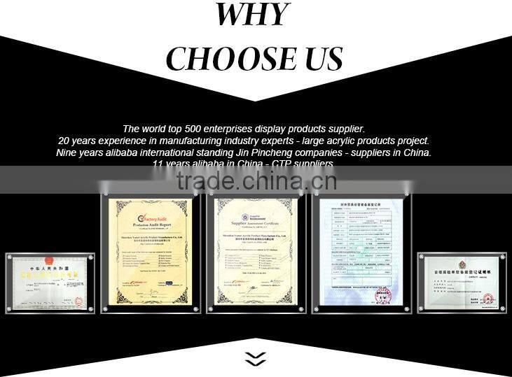 High quality cosmetic display stand lucite cosmetic organizer plexiglass makeup product display