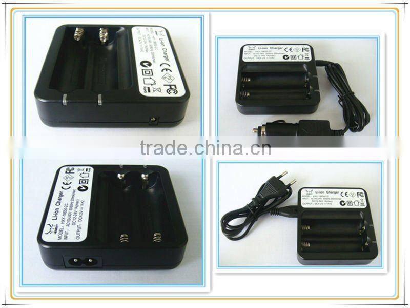 The Fast Charge Exquisite Design electronic cigarette universal 18650 battery charger