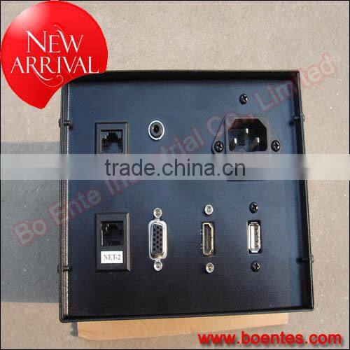 UL Approved Pop Up Type Conference Table Hidden Socket with Audio Video