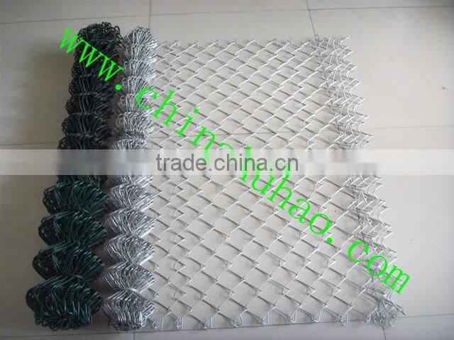 China electro galvanized chain link fence