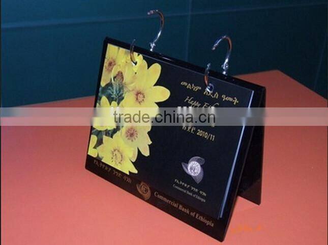 acrylic desk calendar calendar acrylic stand