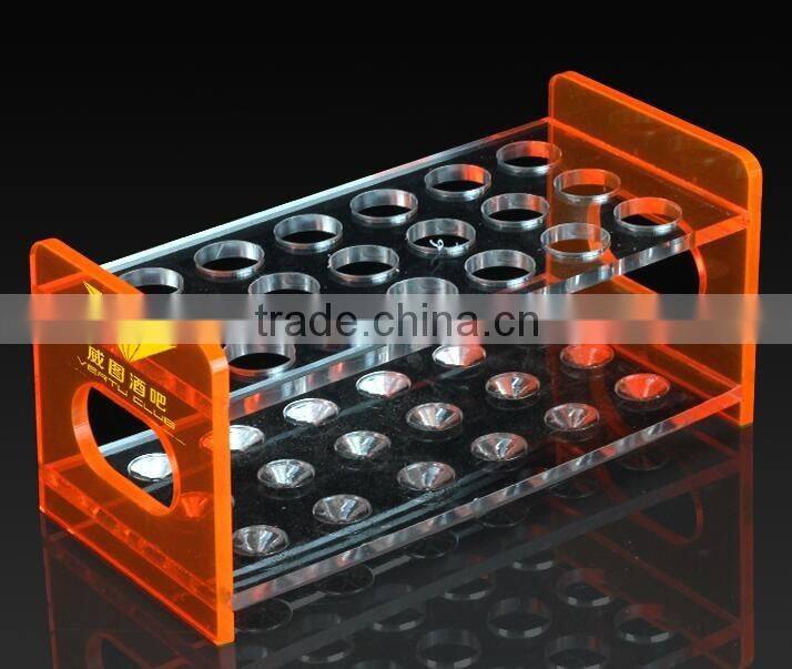 acrylic test tube display rack/ stand /holder