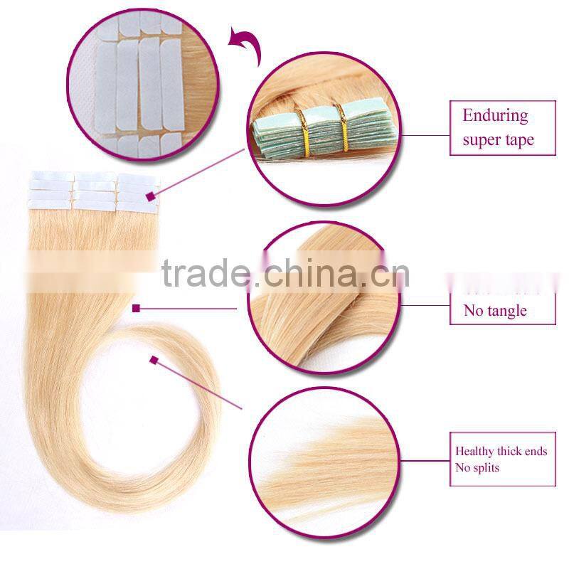 long lasting all color available ombre tape in hair extensions