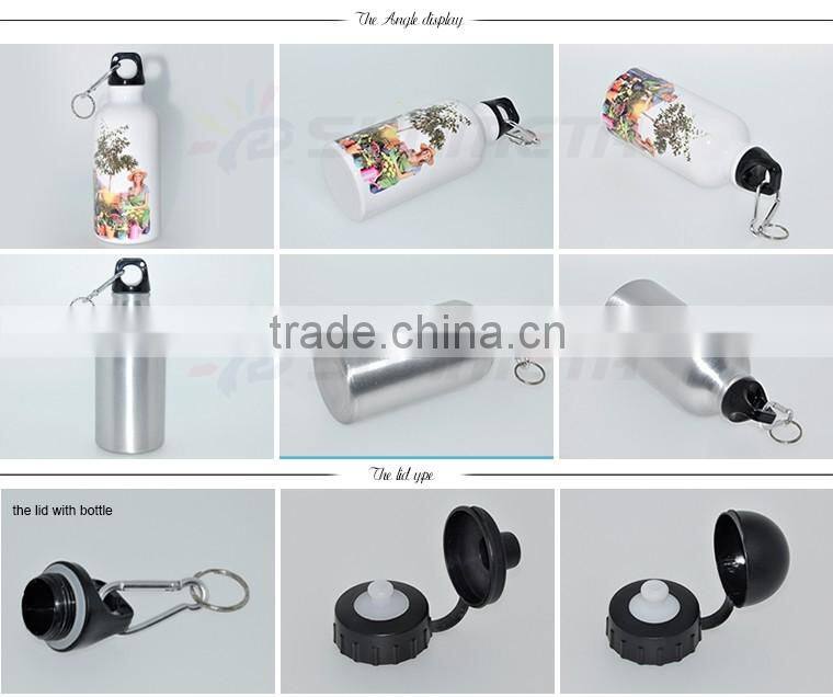Wholesale sublimation 600ml blank sport aluminum water bottles personalized