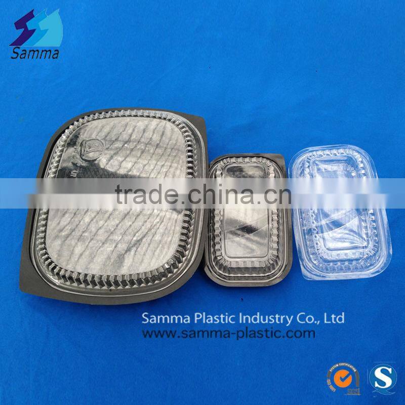 SM3-4101 disposable plastic container,plastic blister box,sushi box