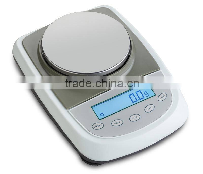 2000g 0.1g LCD Backlight Electronic Balance with AAA Batteries