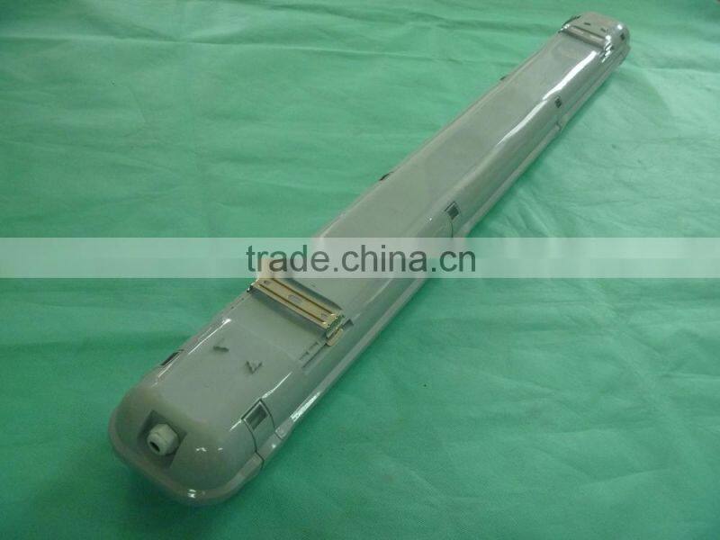 circular waterproof shower light lighting fixture 2x120cm