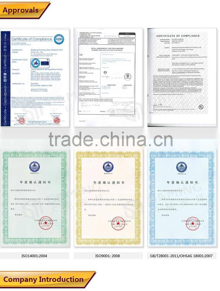 China supplier roofing snow ice defrosting electric cable wire