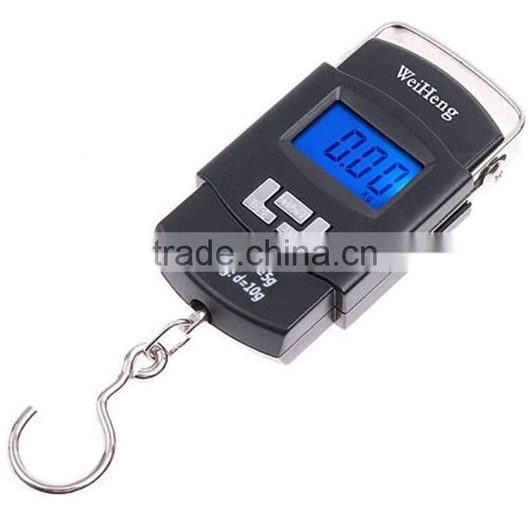 High precision mini digital hanging luggage scale weighing hand scale 10kg/50kg