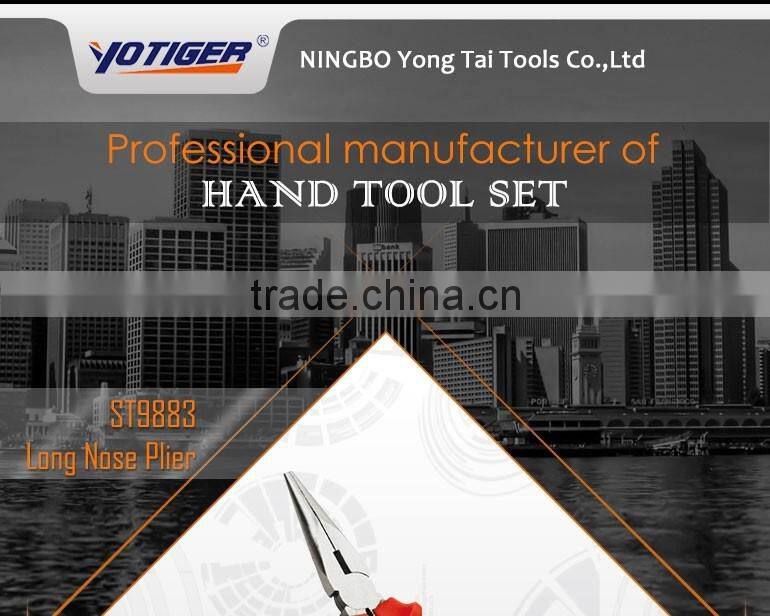 Hardware Tools of PVC Plastic Handle Long Nose Plier